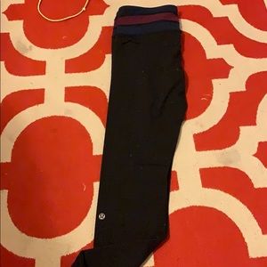 Reversible black lululemon leggings